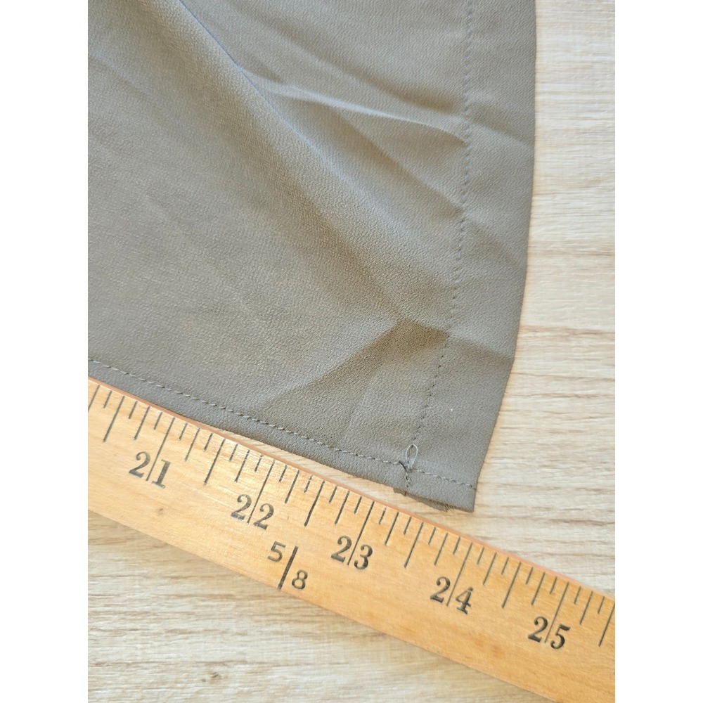 Naked Wardrobe Olive Green Longline Duster Cardigan Size Small minimalist - Picture 5 of 8